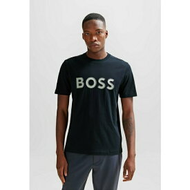 ボス メンズ Tシャツ トップス Print T-shirt - dark blue two