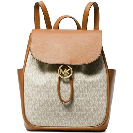 マイケルコース レディース バックパック・リュックサック バッグ Logo Cheryl Medium Drawstring Backpack Vanilla/acorn