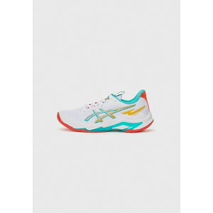 AVbNX fB[X ejX X|[c NETBURNER BALLISTIC 4 - Handball shoes - white/sea glass