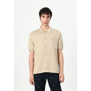 トミー ヒルフィガー メンズ サンダル シューズ ESSENTIAL SHIRT - Shirt - sandalwood