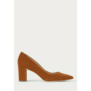 t[ fB[X T_ V[Y LANETTE SUEDE BLOCK HEEL PUMP - Classic heels - tan