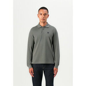 xX^bt Y T_ V[Y LONG SLEEVED - Polo shirt - tornado grey