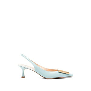 ���x���g�t�F�X�^ ���f�B�[�X �p���v�X �V���[�Y Slingback-strap pumps Blue