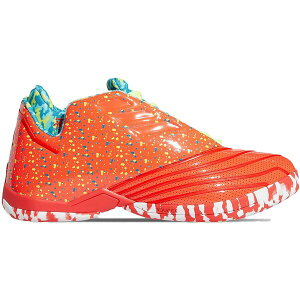 adidas �A�f�B�_�X �����Y �X�j�[�J�[ �yadidas T-Mac 2.0 Restomod EVO Paint Splatter�z �T�C�Y US_9.5(27.5cm) Vivid Red/Solar Yellow/Vivid Red