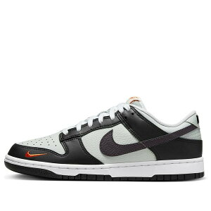 Nike �i�C�L �����Y �X�j�[�J�[ �yNike Dunk Low 'Black Total Orange Mini Swoosh' FN7808-001�z �T�C�Y US_M_4