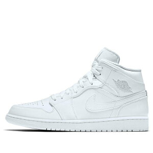 Air Jordan W[_ Y Xj[J[ yAir Jordan 1 Retro Mid 'White Pure Platinum' 554724-104z TCY US_9.5(27.5cm)