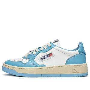 AUTRY I[g[ Y Xj[J[ yAutry Medalist Leather Low 'White Light Blue' AULM-WB08z TCY US_8(26.0cm)