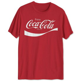 ハイブリッド メンズ Tシャツ トップス Coca-Cola Men's T-Shirt Red