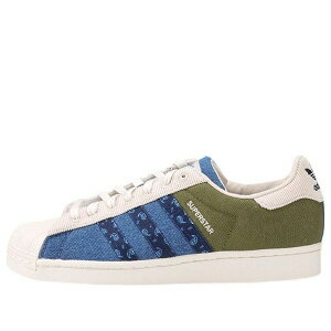 adidas AfB_X Y Xj[J[ yadidas originals Superstar Shoes 'White Green Blue' H04295z TCY US_M_4.5