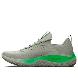Under Armour A_[A[}[ Y Xj[J[ yUnder Armour Flow Dynamic 'White Clay Green Screen' 3026106-300z TCY US_9(27.0cm)
