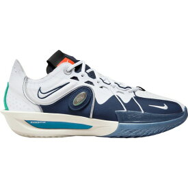 ナイキ レディース バスケットボール スポーツ Nike G.T. Cut 3 Basketball Shoes White/Navy/Mtlc Silver