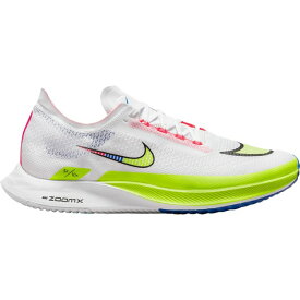 ナイキ メンズ ランニング スポーツ Nike Men's Streakfly Premium Running Shoes White/Black/Volt