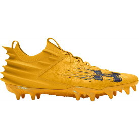 アンダーアーマー メンズ サッカー スポーツ Under Armour Men's Blur Smoke Suede 2.0 MC Football Cleats Yellow