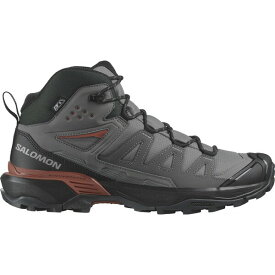 サロモン メンズ ブーツ シューズ Salomon Men's X Ultra 360 Mid Climasalomon Waterproof Hiking Boots Black/Pewter