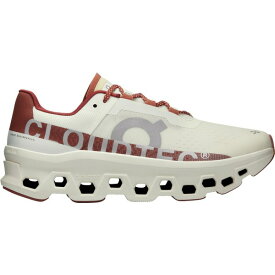 オン メンズ スニーカー シューズ On Men's Cloudmonster Shoes White/Red