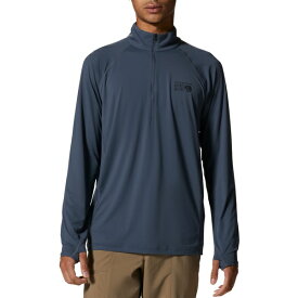 マウンテンハードウェア メンズ パーカー・スウェットシャツ アウター Mountain Hardwear Men's Crater Lake 1/2 Zip Sweatshirt Blue Slate