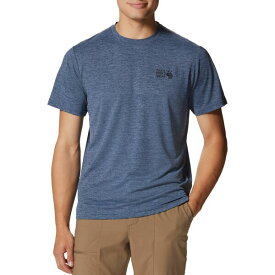 マウンテンハードウェア メンズ シャツ トップス Mountain Hardwear Men's Sunblocker Short Sleeve T-Shirt Zinc Heather