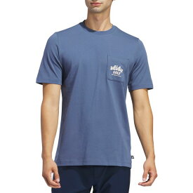 アディダス メンズ シャツ トップス adidas Men's Ball Retrieval Golf T-Shirt Preloved Ink