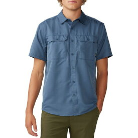 マウンテンハードウェア メンズ シャツ トップス Mountain Hardwear Men's Canyon Short Sleeve Shirt Zinc