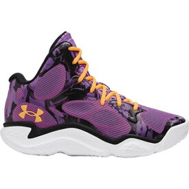 アンダーアーマー メンズ バスケットボール スポーツ Under Armour Curry Spawn FloTro Basketball Shoes Orange/Purple