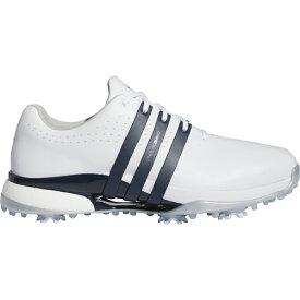 アディダス メンズ ゴルフ スポーツ Adidas Men's Tour360 24 BOOST Golf Shoes White/Navy