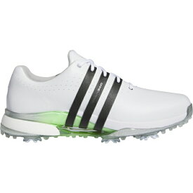 アディダス メンズ ゴルフ スポーツ Adidas Men's Tour360 24 BOOST Golf Shoes White/Black/Green