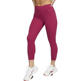 ナイキ レディース カジュアルパンツ ボトムス Nike Women's Universa Medium-Support High-Waisted 7/8 Leggings Noble Red