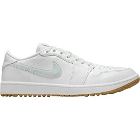 ジョーダン メンズ ゴルフ スポーツ Nike Air Jordan 1 Low G Golf Shoes White/Platinum