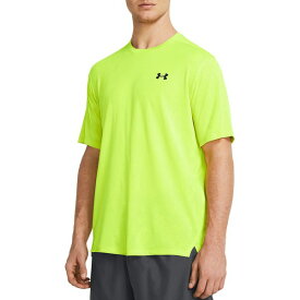 アンダーアーマー メンズ シャツ トップス Under Armour Men's Tech Vent Geode Short Sleeve T-Shirt High Vis Yellow/Black