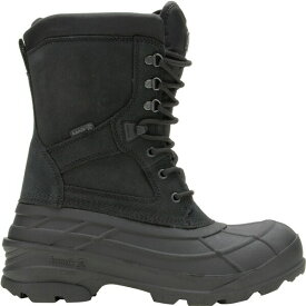 カミック メンズ ブーツ シューズ Kamik Men's Nation Plus 200g Waterproof Winter Boots Black
