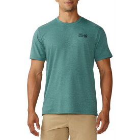 マウンテンハードウェア メンズ シャツ トップス Mountain Hardwear Men's Sunblocker Short Sleeve Shirt Blue Pine Heather