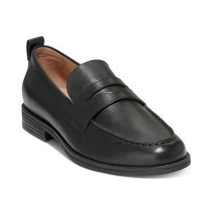 R[n[ fB[X T_ V[Y Women's Stassi Penny Loafers Black Leather