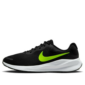 Nike �i�C�L �����Y �X�j�[�J�[ �yNike Revolution 7 'Black White Volt' FB2207-010�z �T�C�Y US_M_14