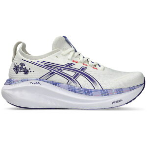 ASICS AVbNX fB[X Xj[J[ yASICS Gel-Nimbus 27 Cream Gentry Purple (Women's)z TCY US_W_10 Cream/Gentry Purple