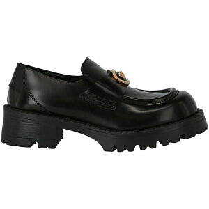 Versace ���F���T�[�` ���f�B�[�X �X�j�[�J�[ �yVersace Alia Platform Loafers Black (Women's)�z �T�C�Y EU_39(25cm) Black