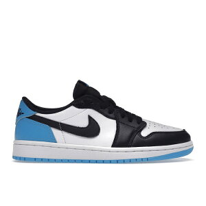 Jordan W[_ fB[X Xj[J[ yJordan 1 Retro Low OG Black Dark Powder Blue (Women's)z TCY US_9.5(26.5cm) White/Black/Dark Powder Blue