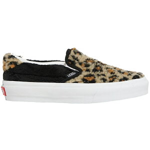 Vans oY fB[X Xj[J[ yVans Slip-On Sherpa Leopard (Women's)z TCY US_6.5(23.5cm) Black/Leopard