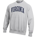 チャンピオン メンズ パーカー・スウェットシャツ アウター Virginia Cavaliers Champion Arch Reverse Weave Pullover Sweatshirt Heathered Gray