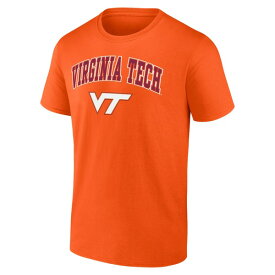 ファナティクス メンズ Tシャツ トップス Virginia Tech Hokies Fanatics Branded Campus TShirt Orange
