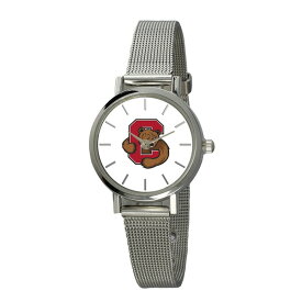ジャーディン レディース 腕時計 アクセサリー Cornell Big Red Women's Plexus Stainless Steel Watch Silver