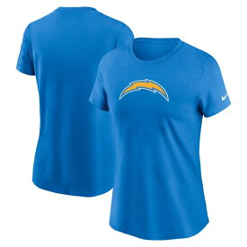 ナイキ レディース Tシャツ トップス Los Angeles Chargers Nike Women's Primary Logo TShirt Powder Blue