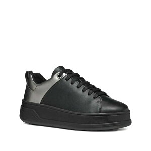 �W�F�I�b�N�X ���f�B�[�X �X�j�[�J�[ �V���[�Y Metallic panel leather sneakers Black