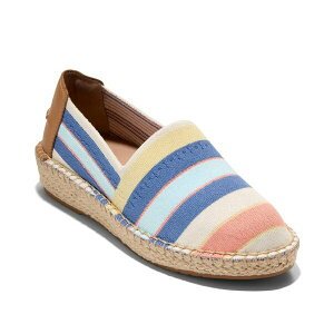R[n[ fB[X Xb|E[t@[ V[Y Cloudfeel Stitchlite Espadrille Slip-On Blue/Yellow/Peach Stripes