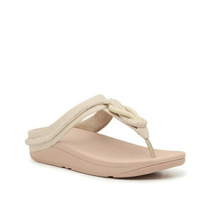 tBbgtbv fB[X T_ V[Y Fino Wedge Sandal Beige/Gold Metallic
