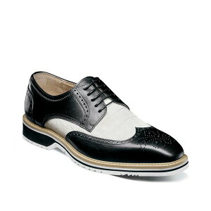 �X�e�C�V�[�A�_���X �����Y �h���X�V���[�Y �V���[�Y Beaumont Wingtip Oxford Black/White