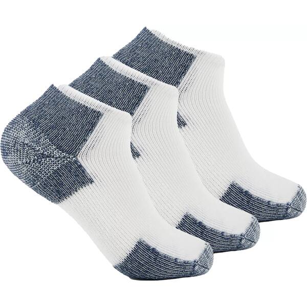 2021年ファッション福袋ソーロス メンズ 靴下 アンダーウェア Thorlo Running Maximum Cushion Low Cut Socks Pack Navy White