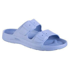 トーツ レディース サンダル シューズ Women's Everywear&reg; Double Buckle Slides Periwinkle