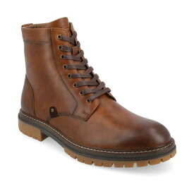 ヴァンセ カンパニー メンズ ブーツ シューズ Men's Denver Tru Comfort Foam Plain Toe Lace-Up Ankle Boots Brown