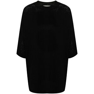 1017 �A���N�X 9 �G�X�G�� �����Y T�V���c �g�b�v�X Distressed longline t-shirt Black
