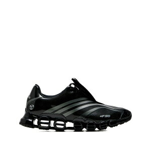 �A�f�B�_�X �����Y �X�j�[�J�[ �V���[�Y Megaride f50 stripes-detail sneakers Black